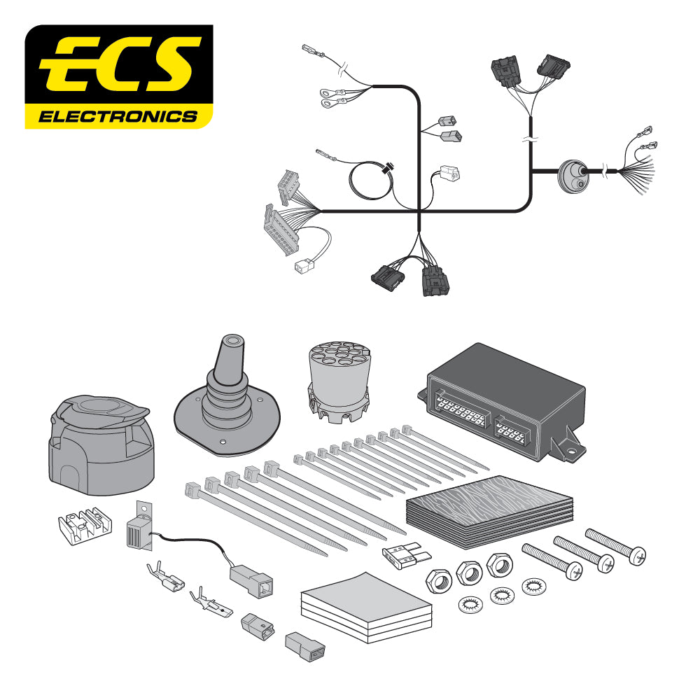 Towtrust Horizontal Detach Towbar For Dacia Sandero Hatch 2012-20 +13 Pin Wiring