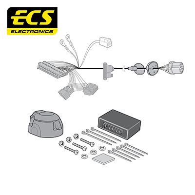 ECS 13 Pin Electric Wiring Kit Socket Pre Assembled For Renault Espace 2023-On