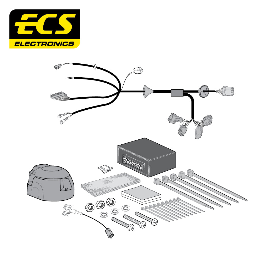 Towtrust Fixed Flange Towbar For Suzuki Jimny SUV 2019 On and 13 Pin Car Wiring