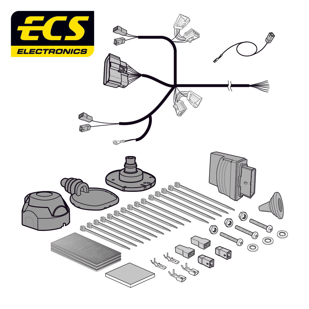 7 Pin Car Specific Wiring Harness For Nissan Juke SUV 2019 - Onwards