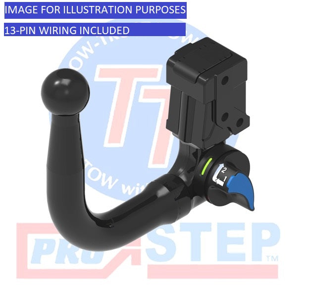 Towtrust Detachable Vertical Towbar +13Pin Universal Wiring For BMW X2 F39 SUV 2018-On