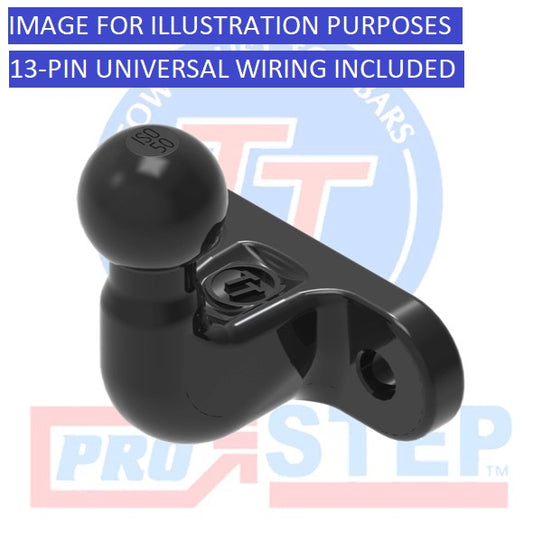 Towtrust Fixed Flange Towbar +13Pin Uni Wiring For BMW 1 Series Hatchback 19-On