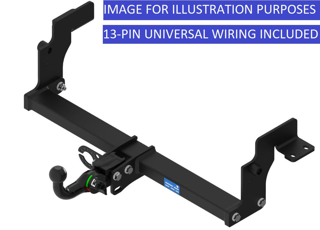 Towtrust Horizontal Detach Towbar For Peugeot Expert Van 2016-On + 13 Pin Wiring