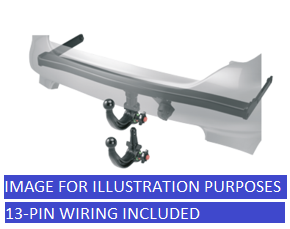 Vertical Detach Towbar For Range Rover Discovery Sport 19-20 +13 Pin Wiring