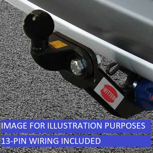 Vertical Detach Flange Towbar For Range Rover Discovery 15-19 +13 Pin Wiring