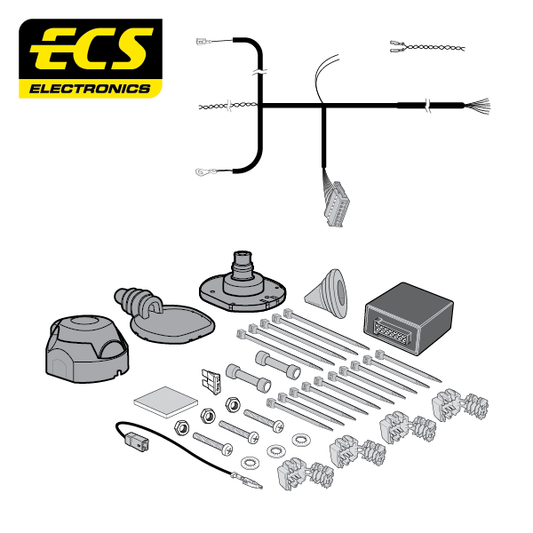 ECS 7 Pin Socket With Terminals Wiring Kit Connectors For BMW IX1 2024