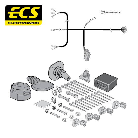 ECS 13 Pin Socket With Terminals Wiring Kit For BMW IX1 2023-Onwards
