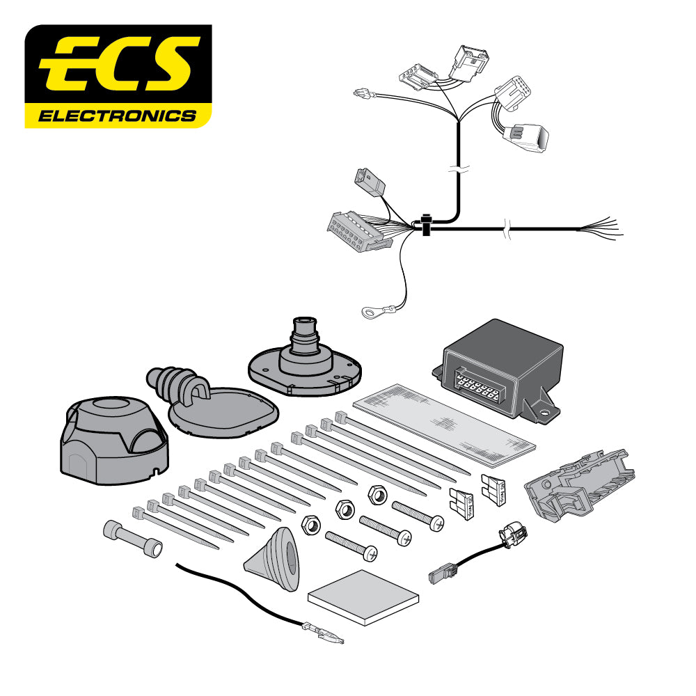 Westfalia Fixed Swan Towbar For Citroen Berlingo Van 2011-2018 + 7 Pin Wiring