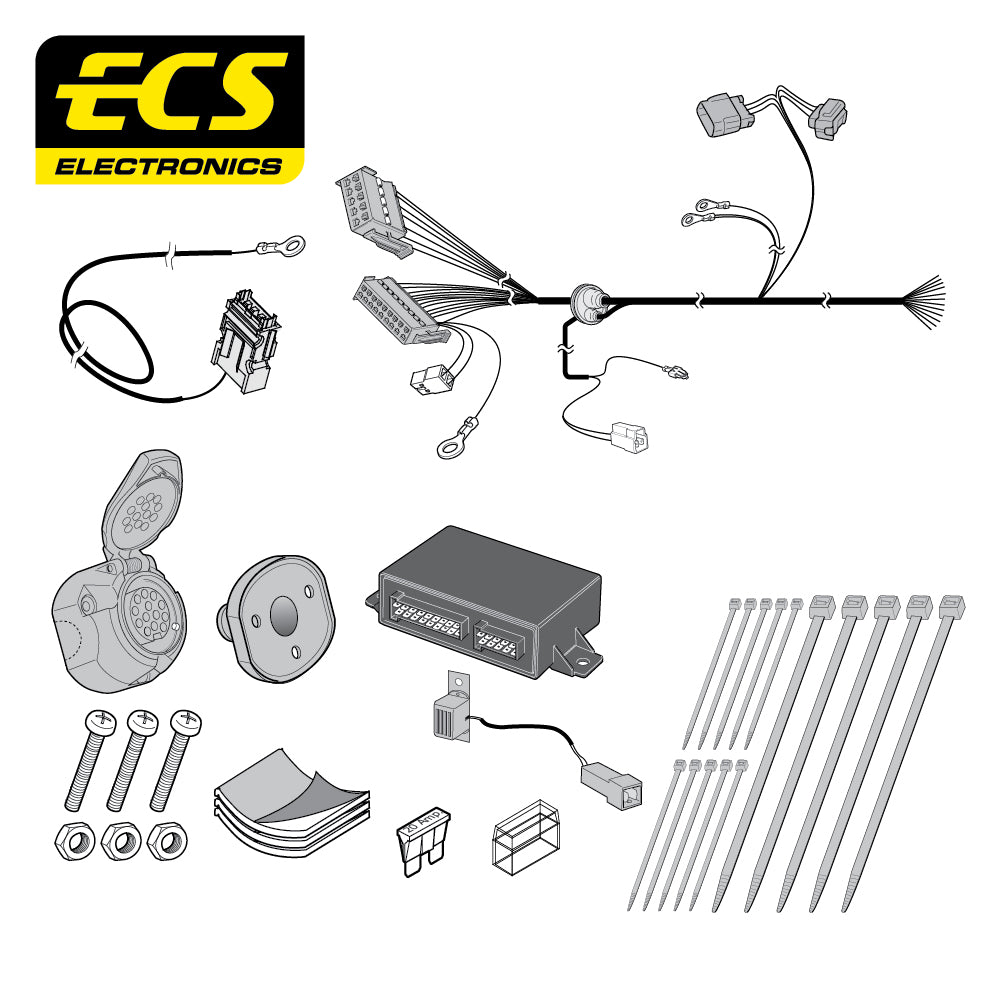 Towtrust Fixed Flange Towbar For Citroen Relay Chassis Cab 06-On + 13 Pin Wiring