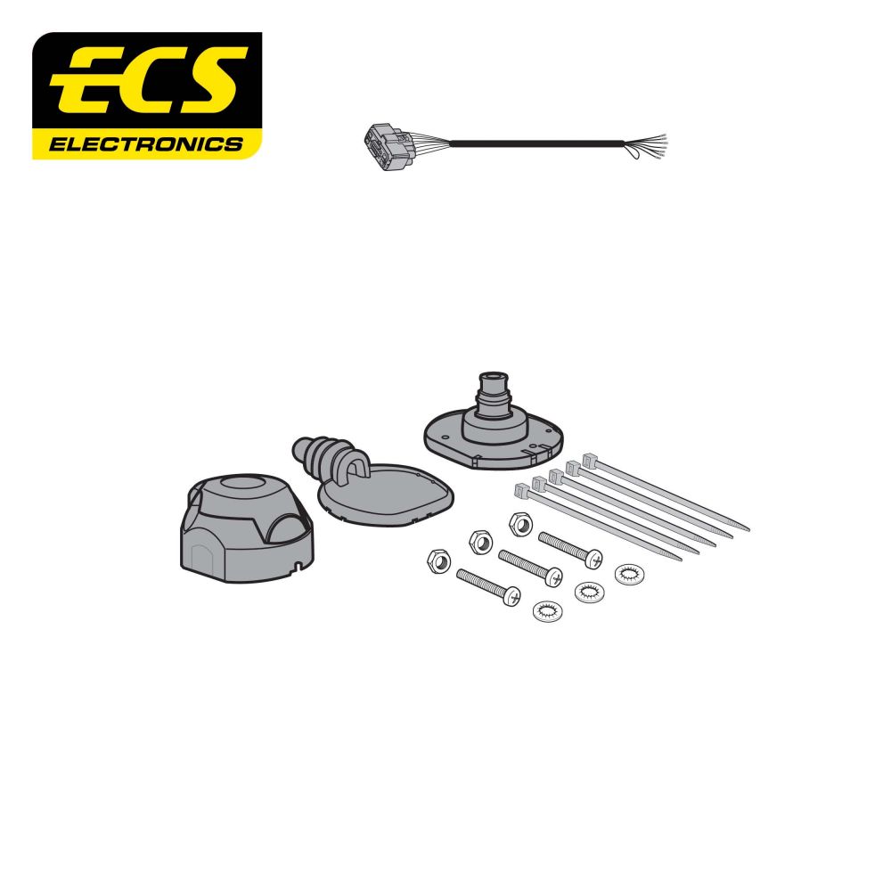 ECS 7 pin Car Specific Wiring Harness For Ford Transit Custom Tourneo 2023-Onwards
