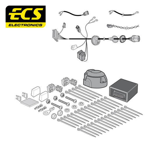 ECS 13 Pin Electric Wiring Kit Socket Pre Assembled For Ford Transit 2024