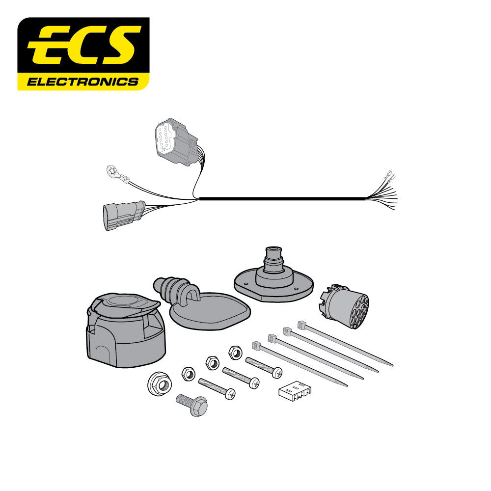 Towtrust Fixed Flange Towbar For Iveco Daily Chassis Cab 14-On +13 Pin Wiring