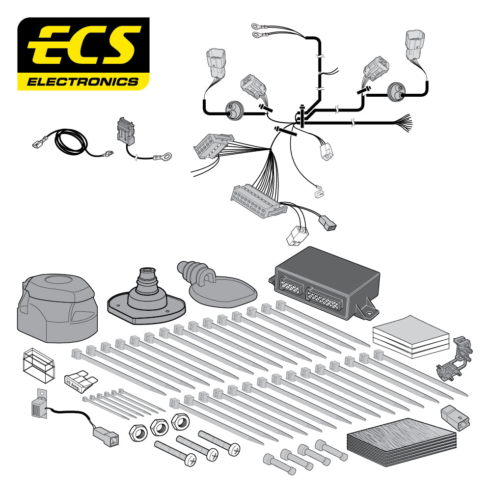 Towtrust Fixed Flange Towbar For Kia Sorento SUV 2012-2015 + 13 Pin Wiring Kit