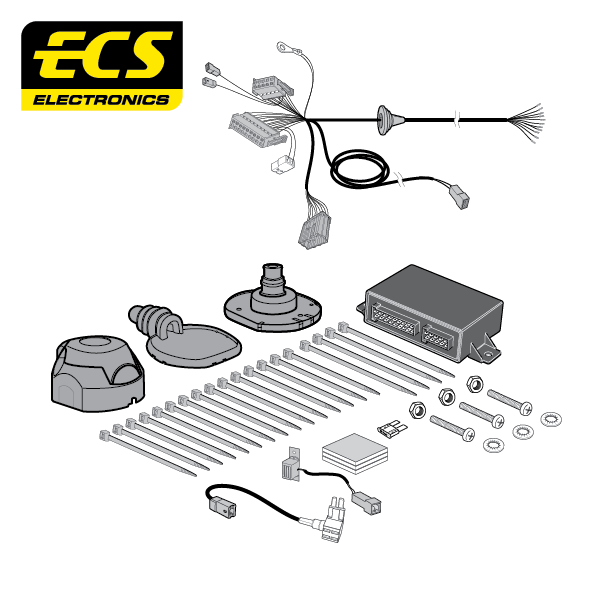 ECS 7 Pin Car Towbar Electrics Wiring For MG MG4/5 Electric Vehicle 2022-Onwards