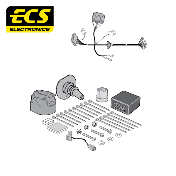 ECS 13 Pin Car Towbar Electrics Wiring Kit For MG MG4 X-Power Hatch 2023-Onwards