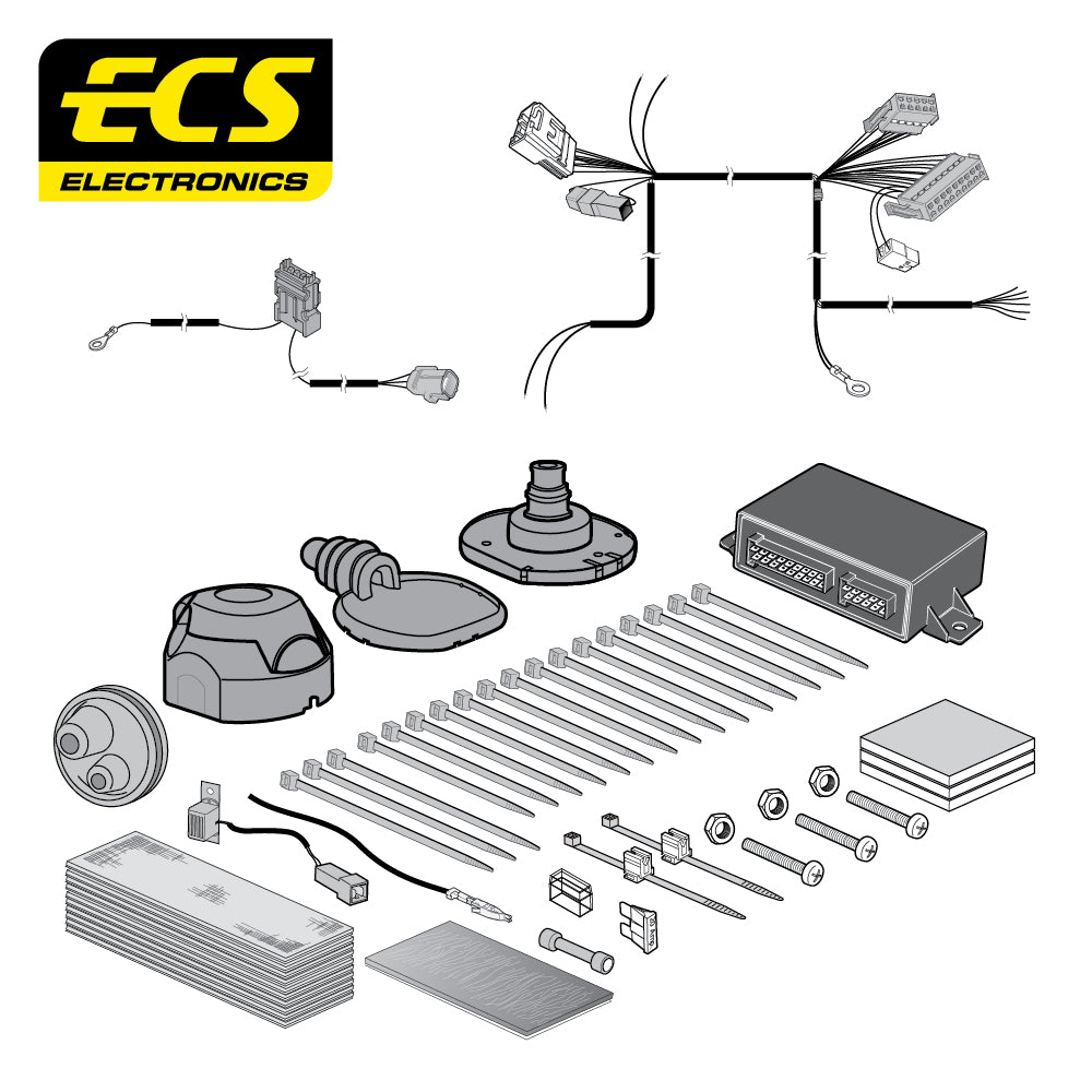Towtrust Fixed Flange Towbar For Citroen C4 Aircorss SUV 2012-On + 7 Pin Wiring