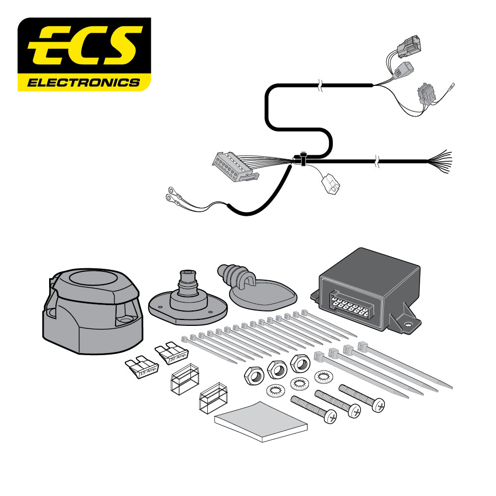 Towtrust Horizontal Detach Towbar For Vauxhall Opel Zafira 19-On + 13 Pin Wiring