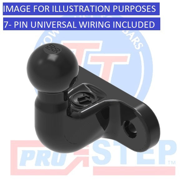 Towtrust Fixed Flange Towbar +7 Pin Universal Wiring For Volvo S90 Sedan 2017-On