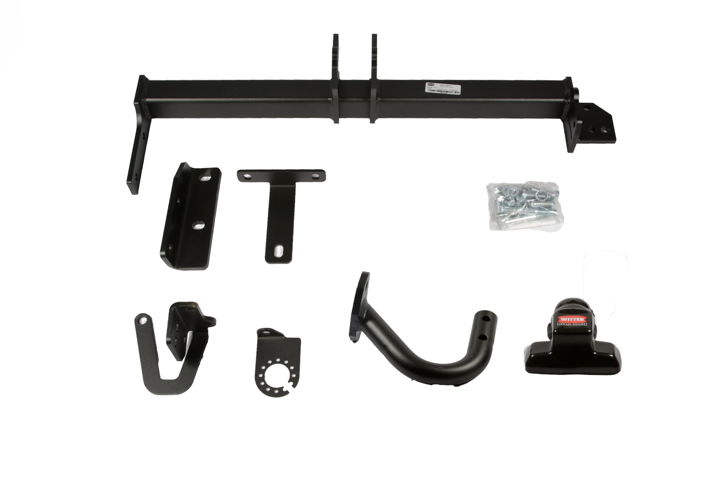 Witter Solid Fixed Flange Towbar For Range Rover Evoque SUV 2011 To 2018 and Universal 13 Pin Wiring