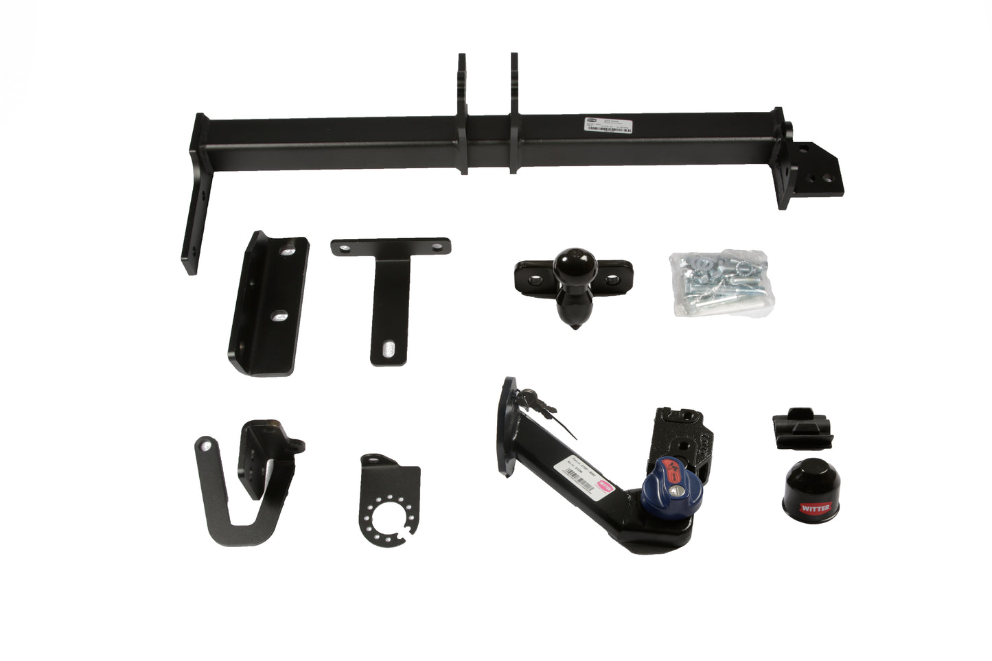 Witter Horizontal Detach Flange Towbar For Range Rover SUV 2011 To 2018 and Universal 7 Pin Wiring