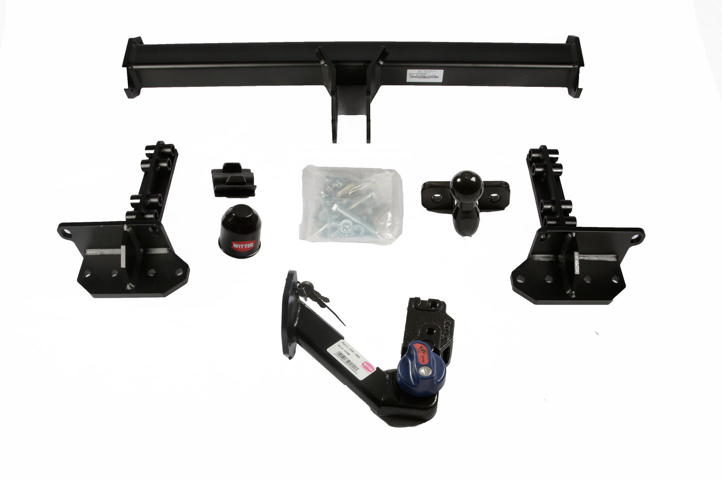 Witter Vertical Detachable Flange Towbar For Range Rover SUV 17-On and Universal 13 Pin Wiring