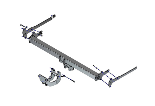 Towtrust Fixed Flange Towbar For Ford Ranger Pickup 2023-Onwards (Not Raptor)