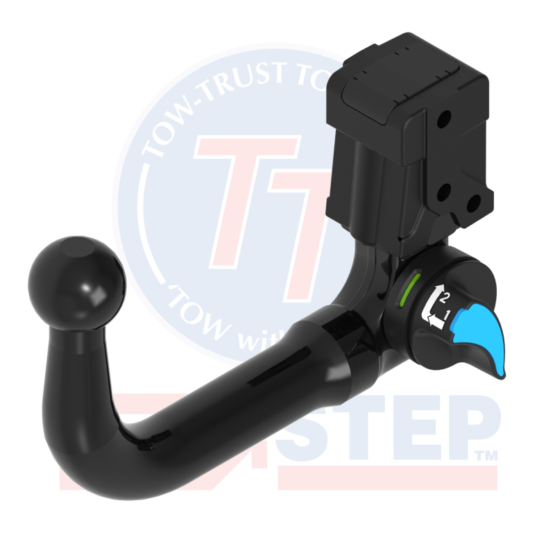 Towtrust Vertical Detach Swan Neck Towbar For Renault Captur (HF) 2020-Onwards