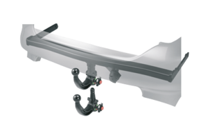 Westfalia Vertical Detachable Towbar For Citroen C4 Coupe 2007 - 2011 and Universal 13 Pin Wiring