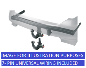 Vertical Detach Towbar For Range Rover Discovery Sport 15-19 +7 Pin Wiring