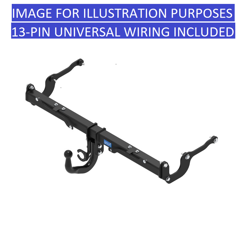 Towtrust Swan Neck Automotive Towbar + 13P Univ. Wiring For Dacia Sandero Hatchback 2020-Onwards