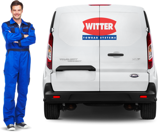 Witter Horizontal Detachable Flange Towbar For Citroen C5 Estate 2008 - Onwards and Universal 13 Pin Wiring