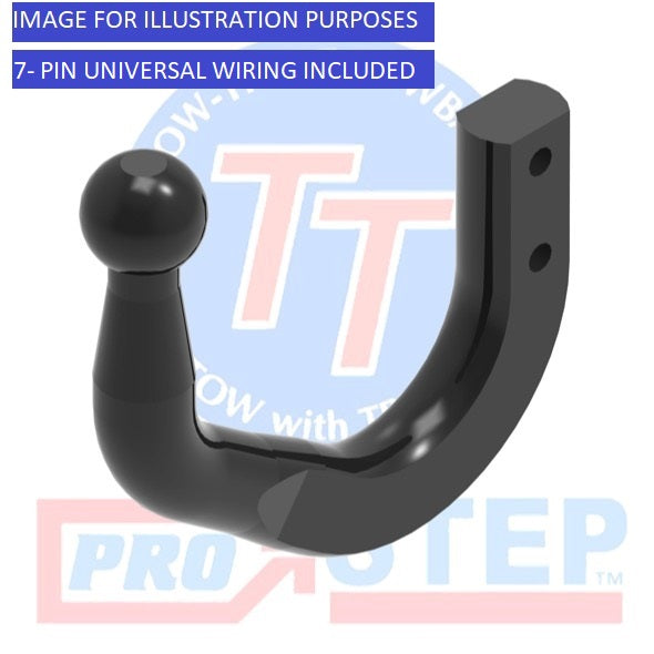 Towtrust Swan Neck Towbar +7Pin Universal Wiring For Volvo S60 Sedan 2018-On