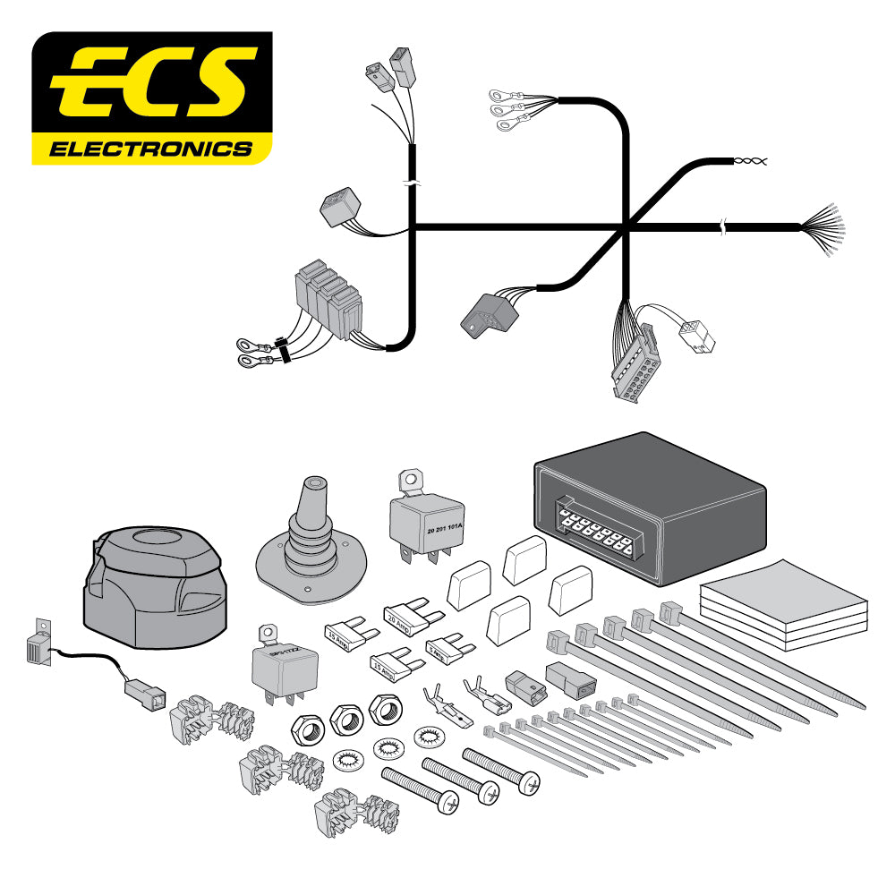 13 Pin Car Specific Wiring Harness For Alfa Romeo Stelvio SUV 2017 - Onwards