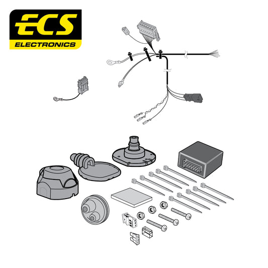 7 Pin Car Specific Wiring Harness For Audi A6 Saloon 2004 To 2011