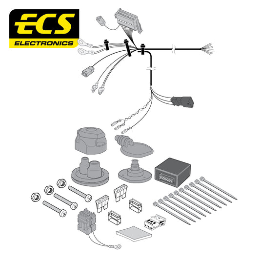 13 Pin Car Specific Wiring Harness For Audi A6 Allroad Estate 2005 To 2011