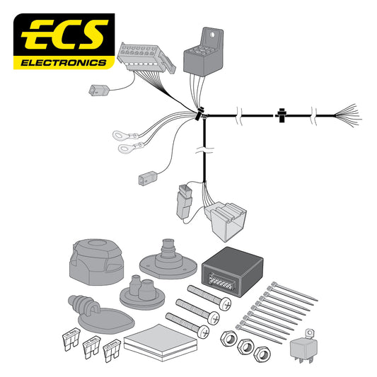 13 Pin Car Specific Wiring Harness For Audi Q3 SUV 2011 To 18