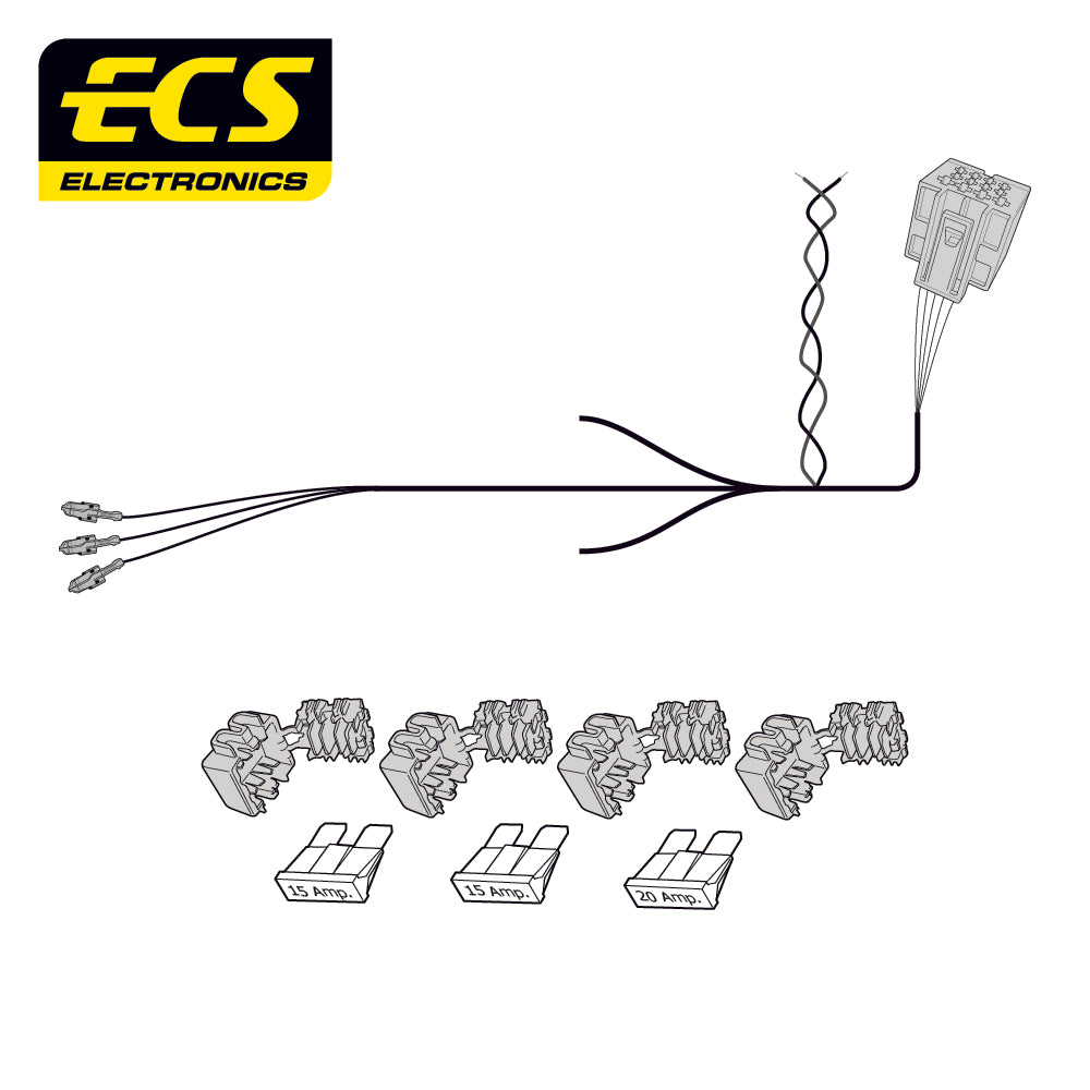 ECS Audi CANbus Extension Kit C/W +15 Switched Feed AU042ZZ