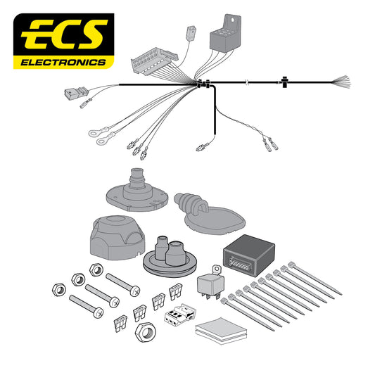 13 Pin Car Specific Wiring Harness For Audi A6 Saloon 2011 To 14