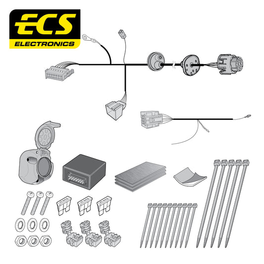 7 Pin Car Specific Wiring Harness For Audi A4 Allroad Estate 2009 To 2015