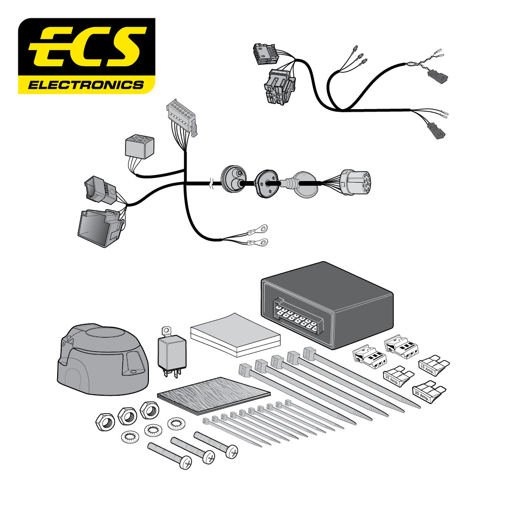 13 Pin Car Specific Wiring Harness For Audi A5 Coupe 2016 - Onward