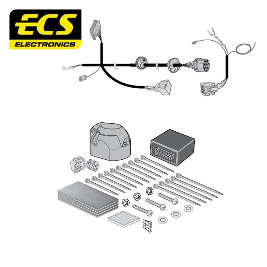 ECS 7 Pin Car Towbar Electrics Wiring Kit For Audi A6 Allroad Estate 2012-2014