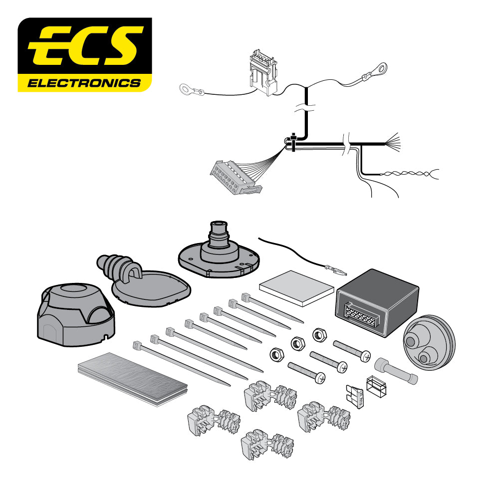 7 Pin Car Specific Wiring For BMW 3 Series Touring Estate 2005 To 2012