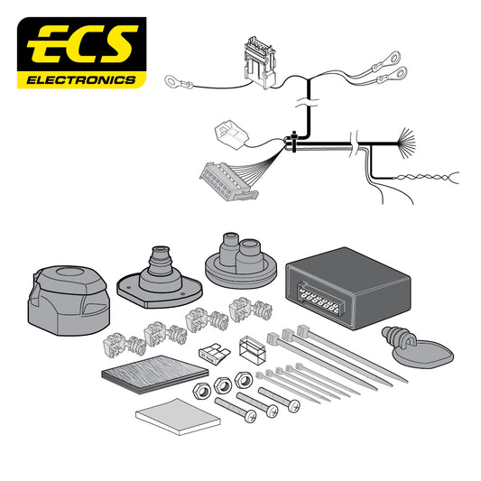 13 Pin Car Specific Wiring Harness For BMW 5 Series Saloon 2010 To 2014