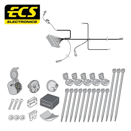 7 Pin Car Specific Wiring For BMW 5 Series Touring Estate 1996 To 1999