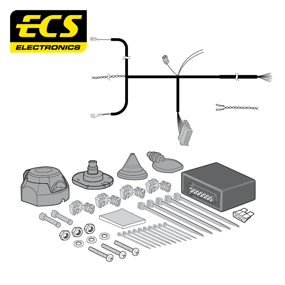 7 Pin Car Specific Wiring For BMW 1 Series 5 Door Hatchback 2019 - Onwards