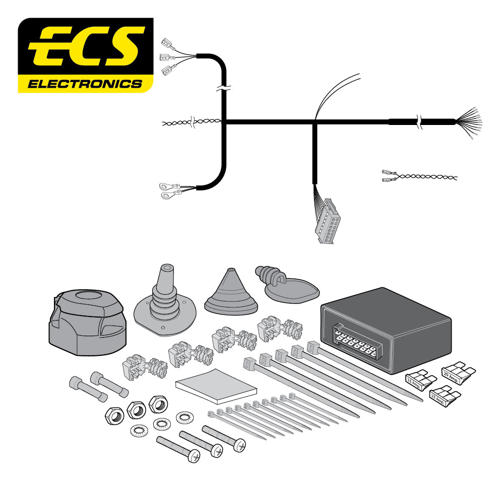 13 Pin Car Specific Wiring For Mini Countryman PHEV Hybrid Estate 2017-On