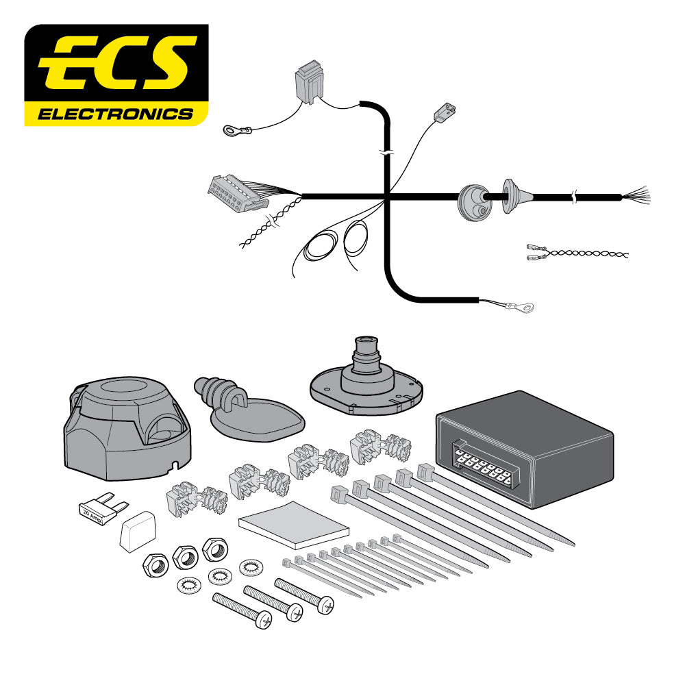 7 Pin Car Specific Wiring Harness For BMW 7 Series Saloon 15 To 2019