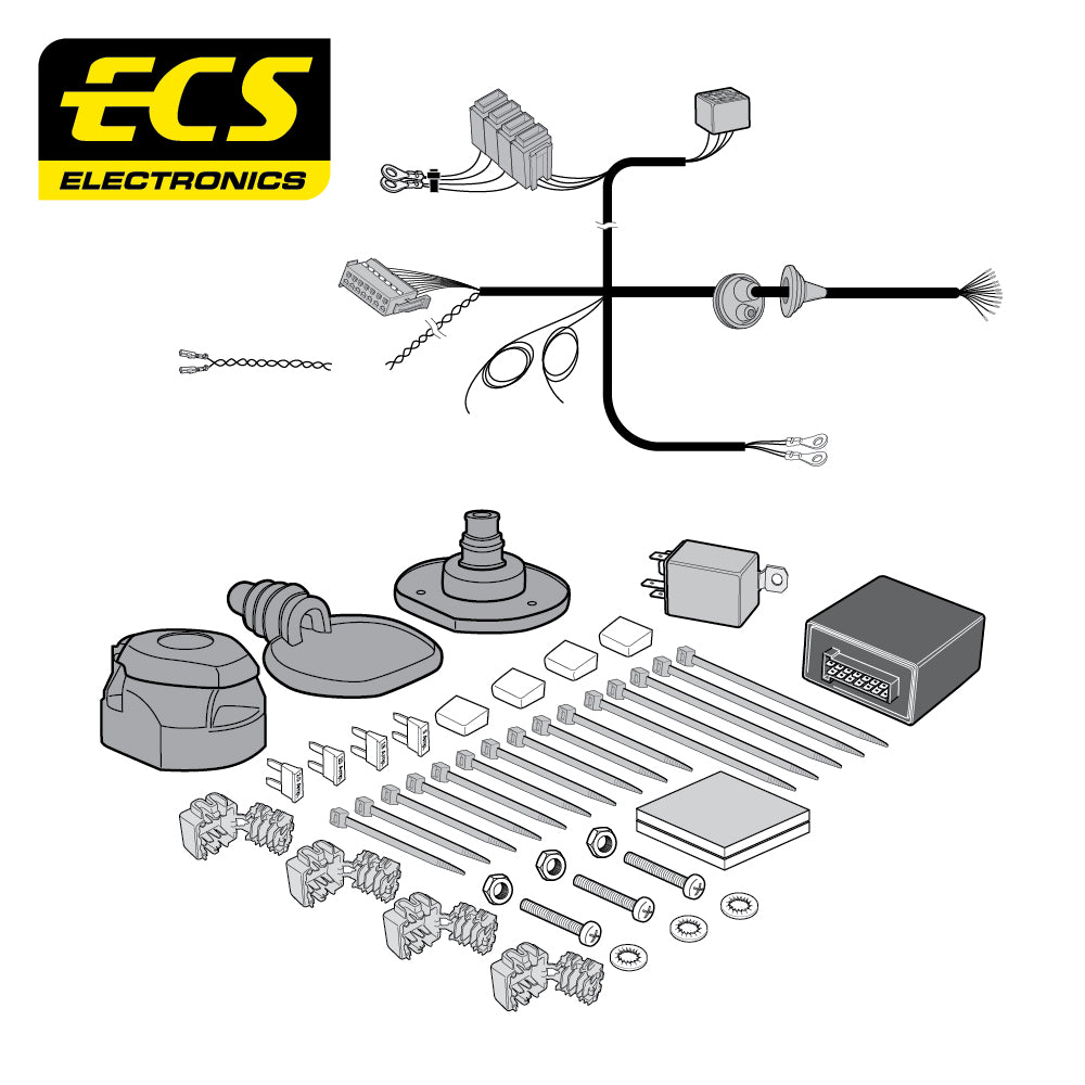 13 Pin Car Specific Wiring Harness For BMW X6 SUV 2019 - Onwards