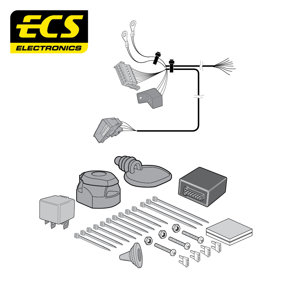 13 Pin Car Specific Wiring Harness For Citroen DS4 Hatchback 2011 - 2021