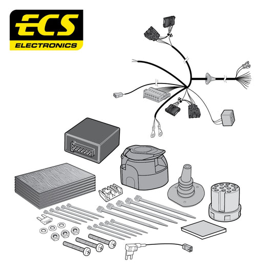 ECS 13 Pin Car Towbar Electrics Wiring Kit For Dacia Duster SUV 2010-2018